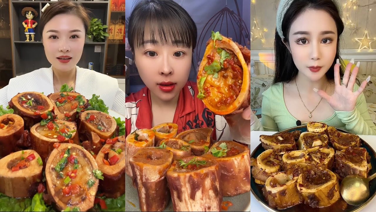 asmr mukbang thánh ăn tủy xương- beef bone marrow- 牛骨髄- 쇠고기 골수- 牛骨髓- गोमांस की अस्थि मज्जा #18