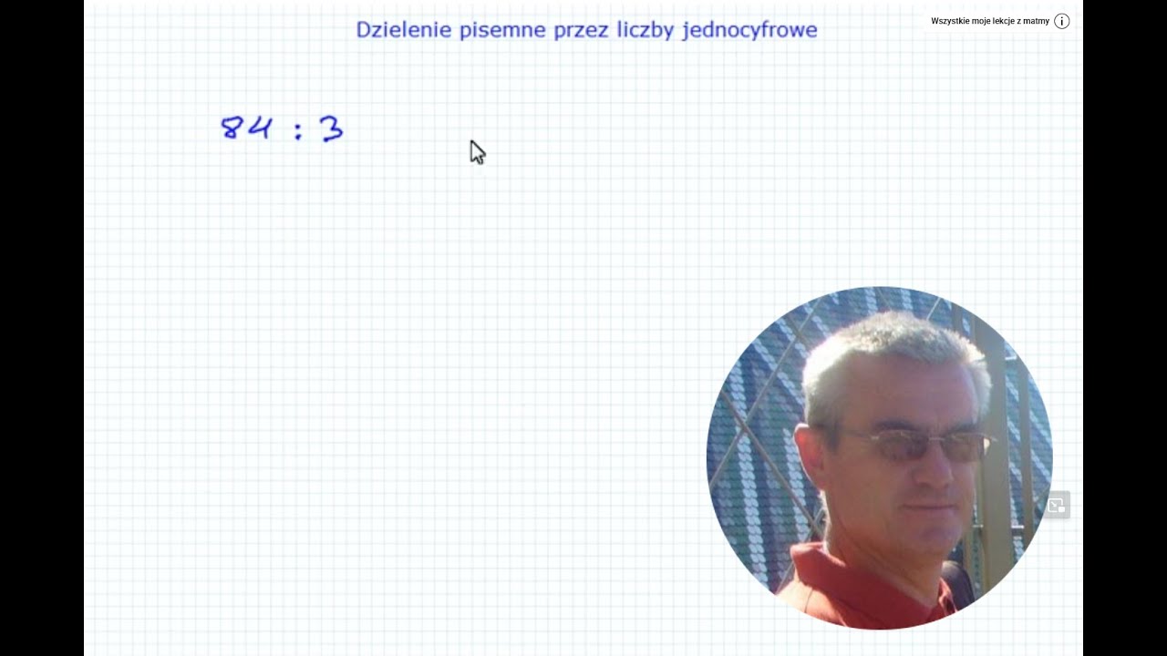 Dzielenie pisemne przez liczby jednocyfrowe - Matematyka Szkoła Podstawowa i Gimnazjum