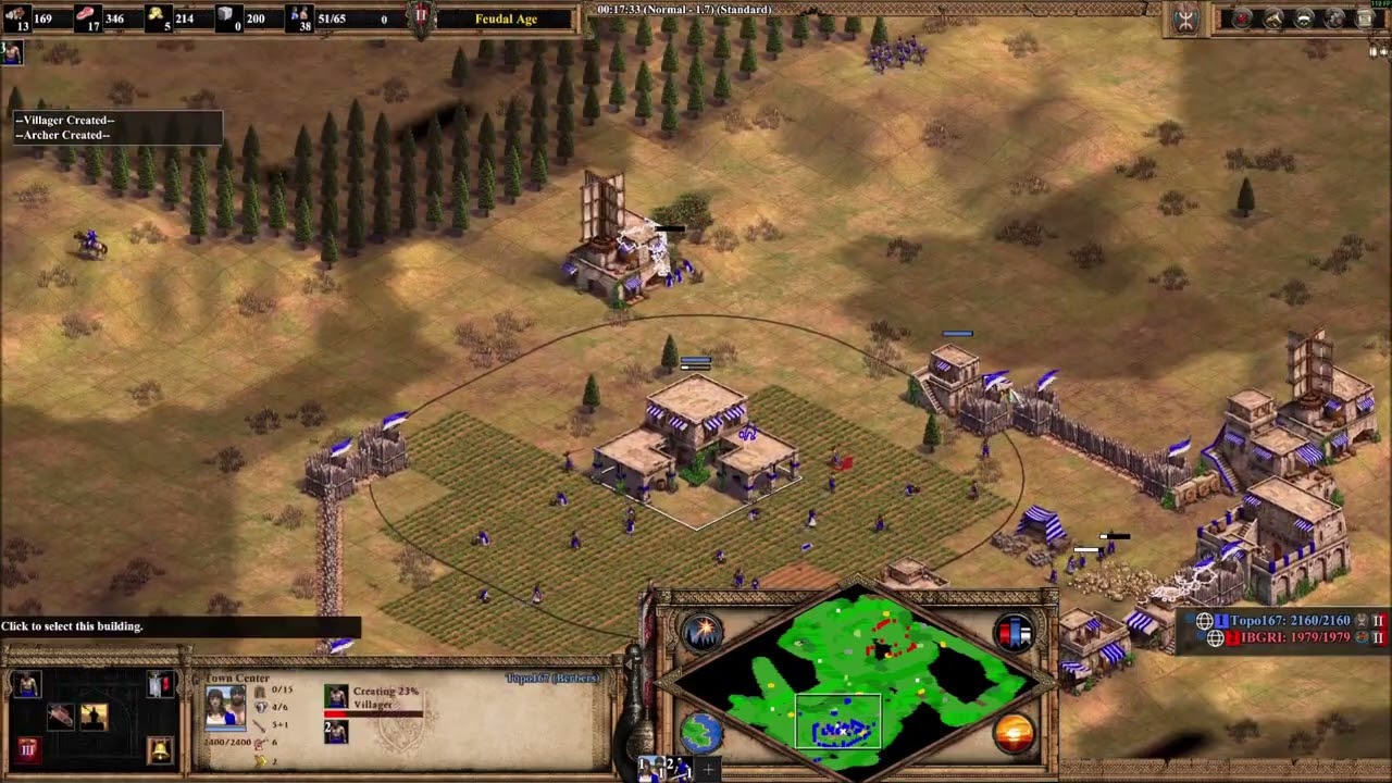 Age of empires 2 de, Berbers vs Mayans, oppo is so mad.