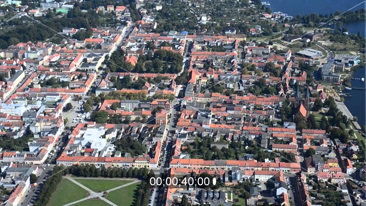Altstadt von Neuruppin im Bundesland Brandenburg