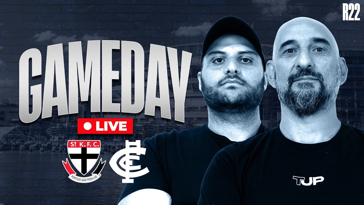 LIVE WATCHALONG | ST KILDA VS CARLTON | ROUND 22 AFL 2026