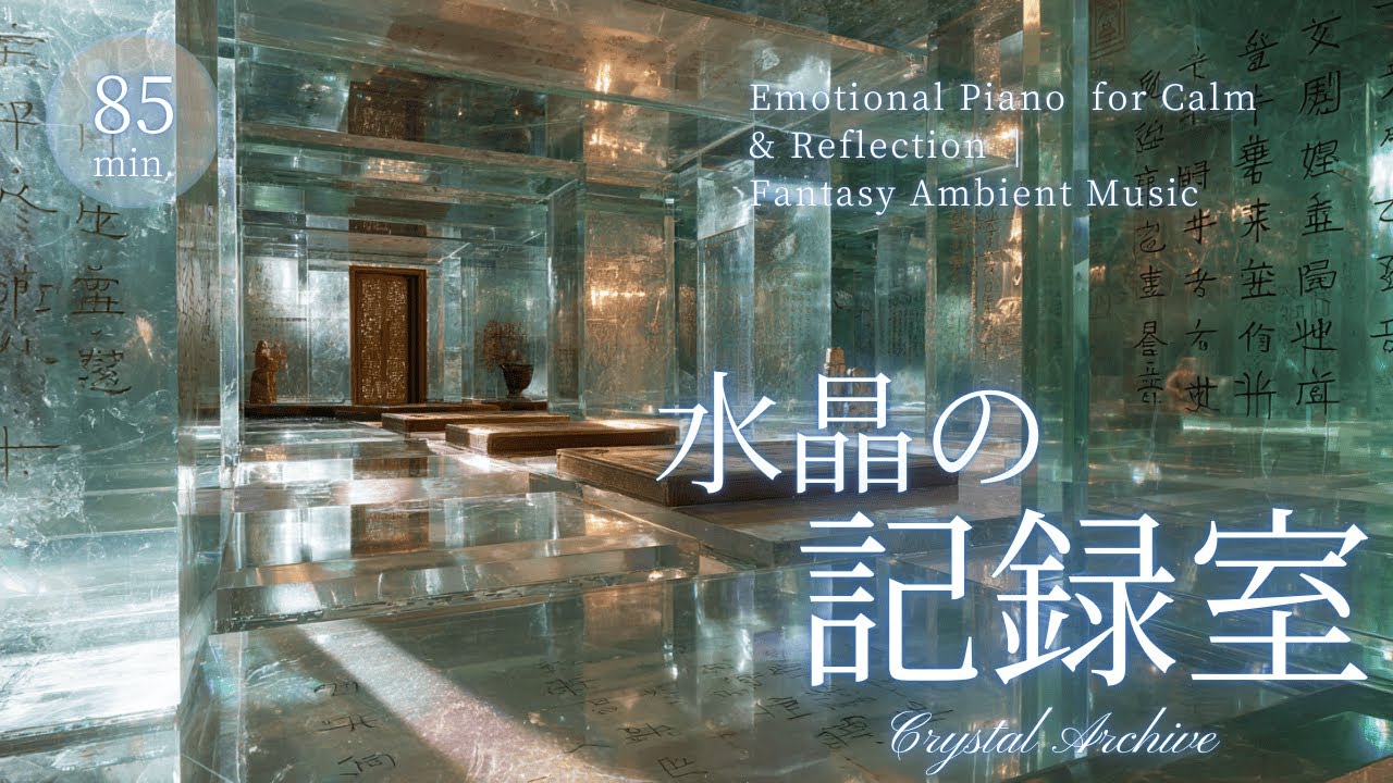 【心に響くBGM】水晶の記録室-Crystal Archive｜Piano & Strings Memories Preserved in Light