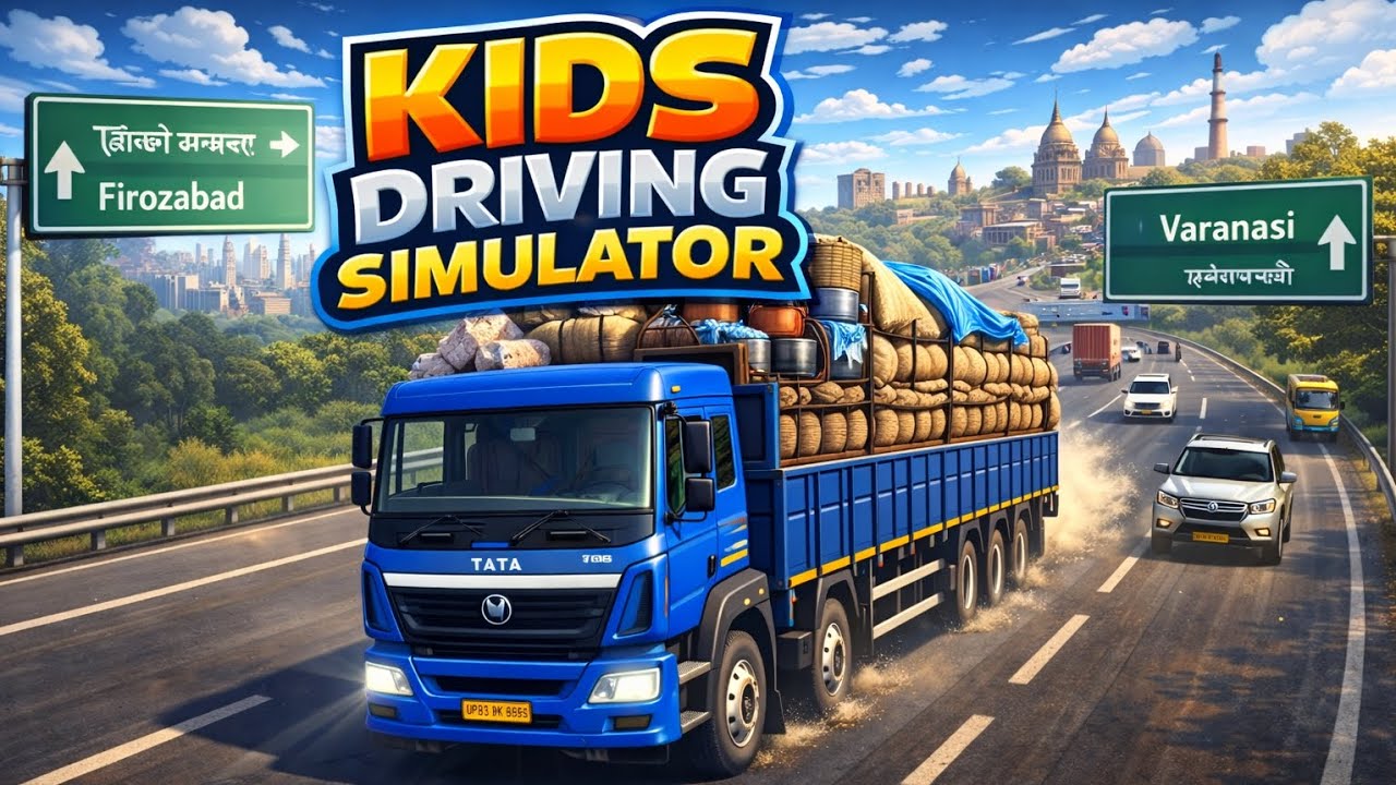 Heavy Truck Delivery Mission 🚛🔥 | Truck Driving Simulator | Cargo Delivery | Indian Roads | 