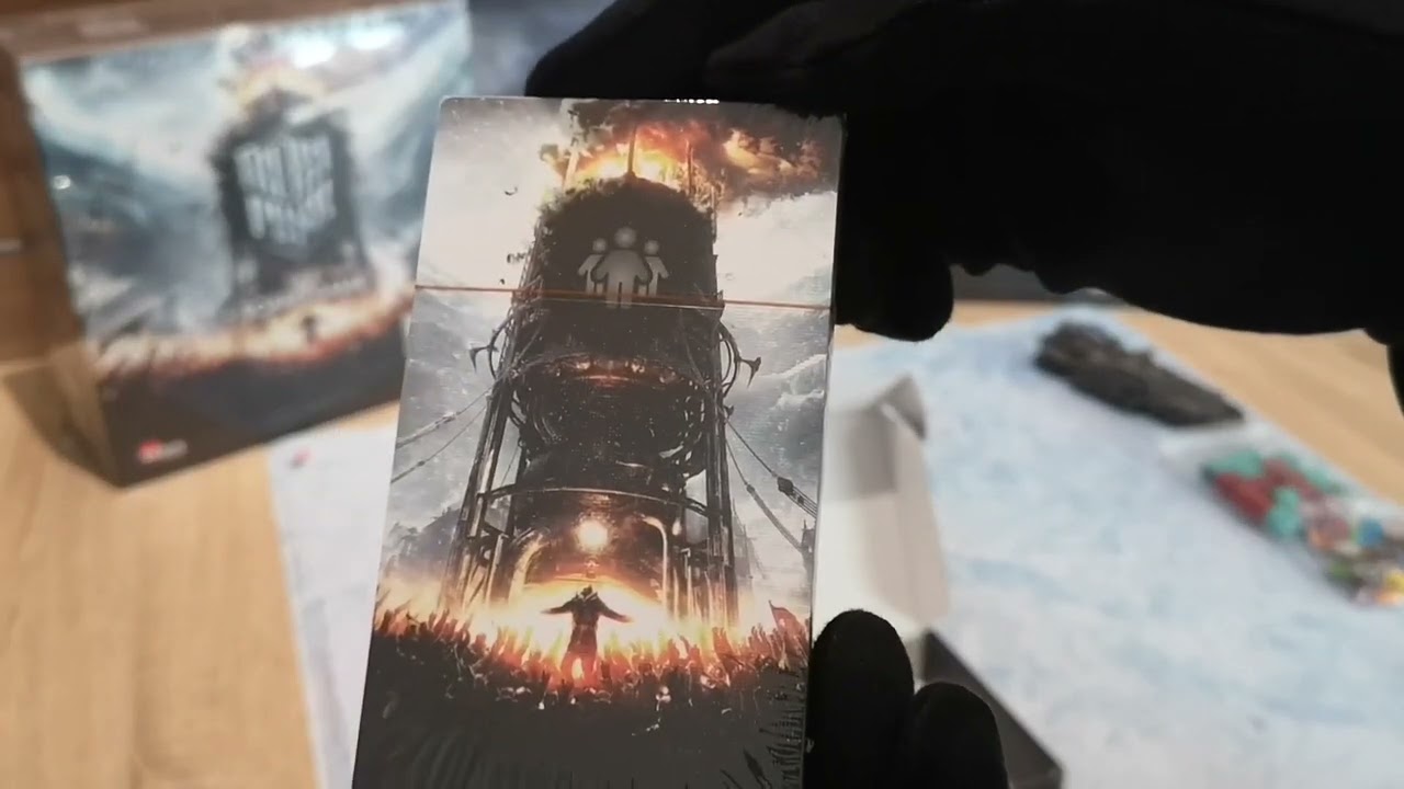 FrostPunk Board Game All-in plegde Unnboxing (no commentary)