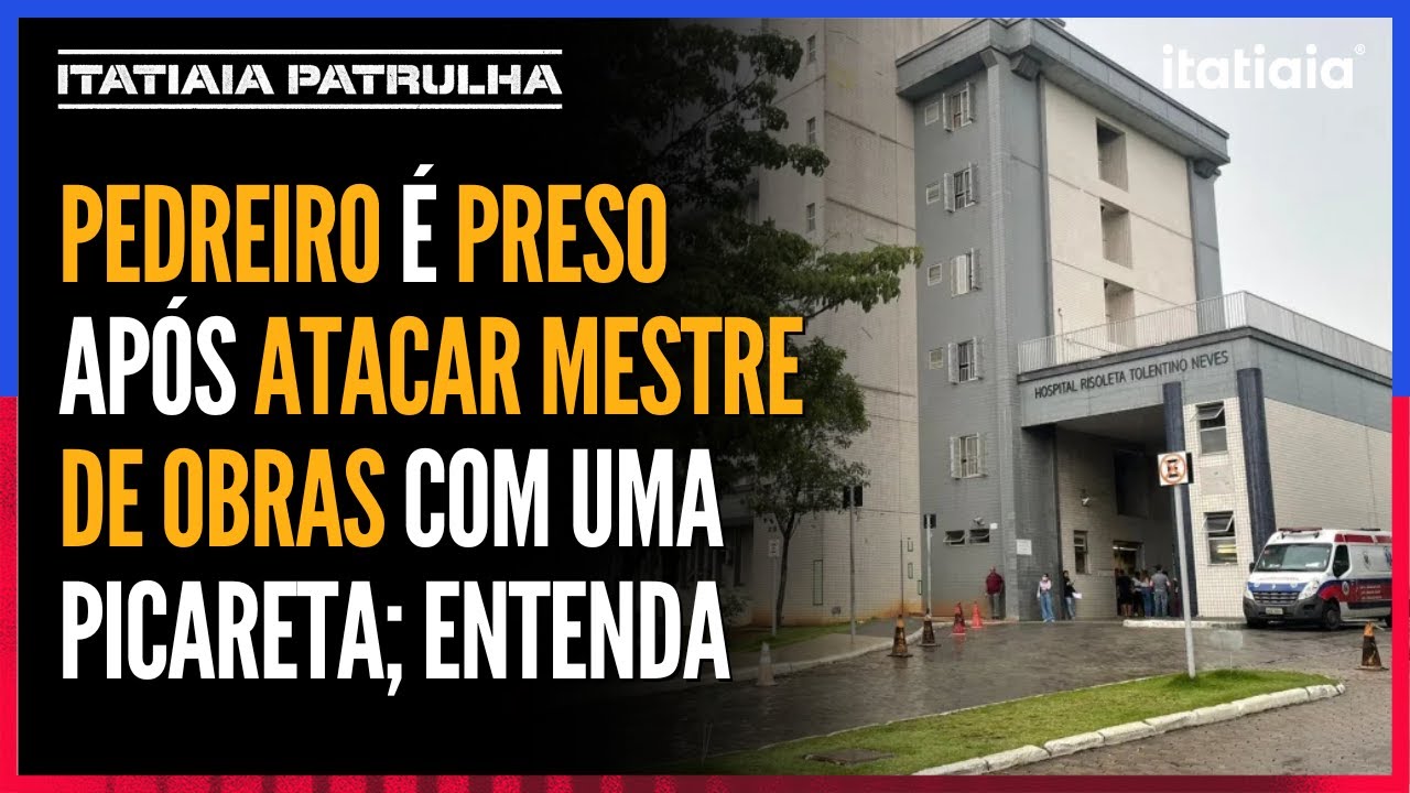 MESTRE DE OBRAS &Eacute; ATACADO COM PICARETA NA CABE&Ccedil;A EM BH; PEDREIRO SUSPEITO &Eacute; PRESO