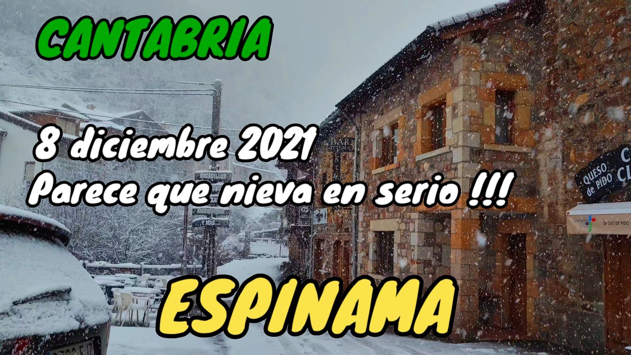 ESPINAMA - Picos de Europa. Comienza a nevar en serio!!!. CAMALE&Ntilde;O - CANTABRIA