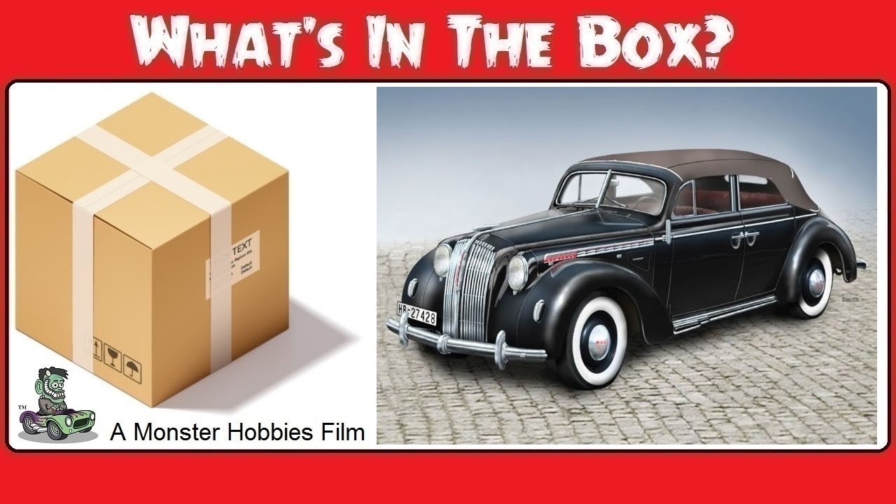 What's In The Box? - The 1938 Opel Admiral Open Top Sedan by ICM - A Model Car Unboxing Video