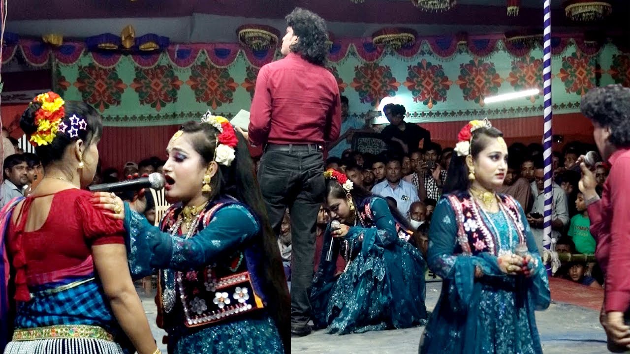 দীর্ঘ বিরতির পর যাত্রা মঞ্চে এসেই ঝড় উঠালেন নায়িকা মায়া। কাসেম মালার প্রেম পর্ব ২। Maya & Roton