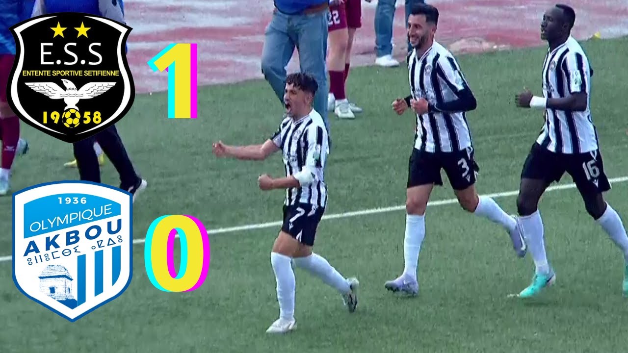 ESS VS O AKBOU (1-0), RÉSUMÉ ET BUT.