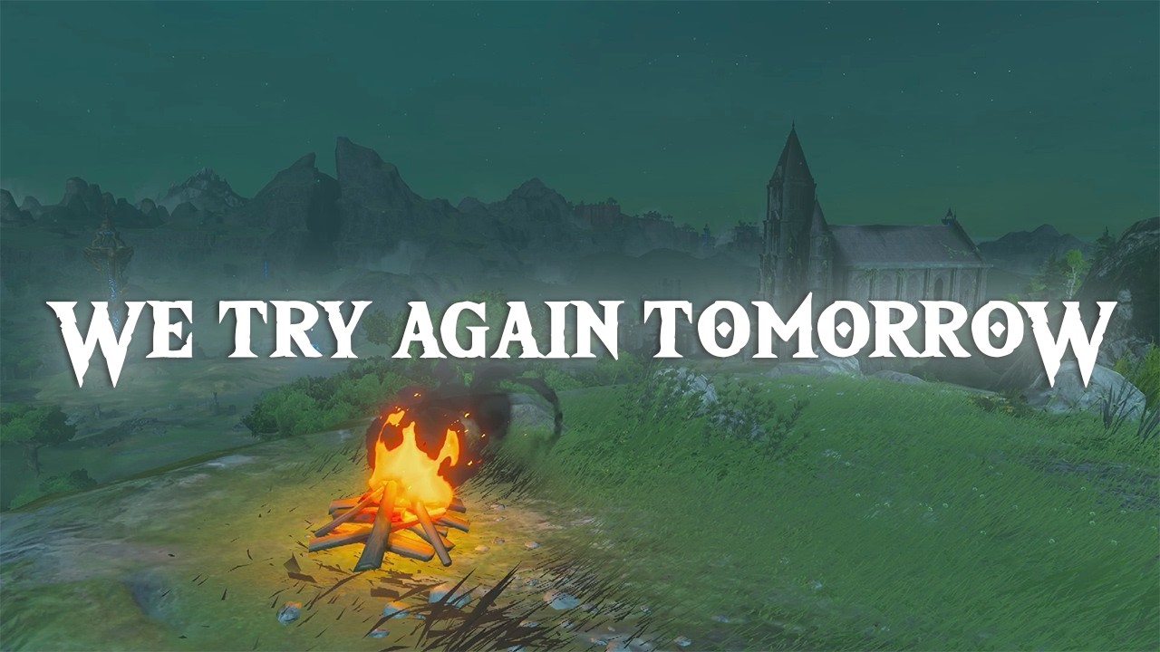 you tried hard enough, we start it again tomorrow.. relaxing and calm zelda botw music & ambience