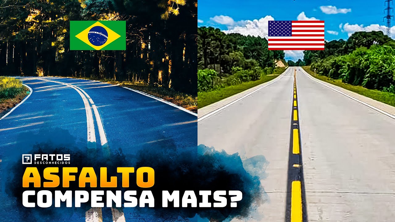 Por que as ruas no Brasil s&atilde;o de asfalto e n&atilde;o de concreto?