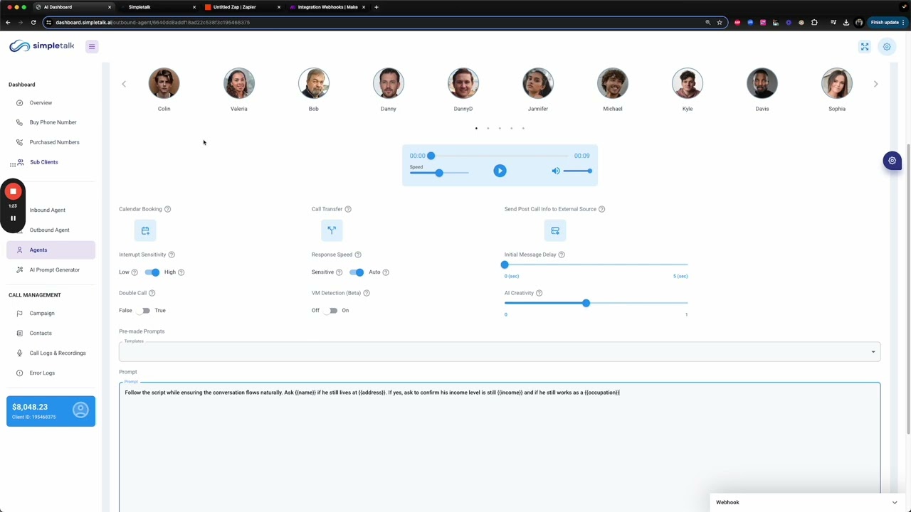 Simpletalk AI - Launch Calls From GHL(GoHighLevel) or Any Platform
