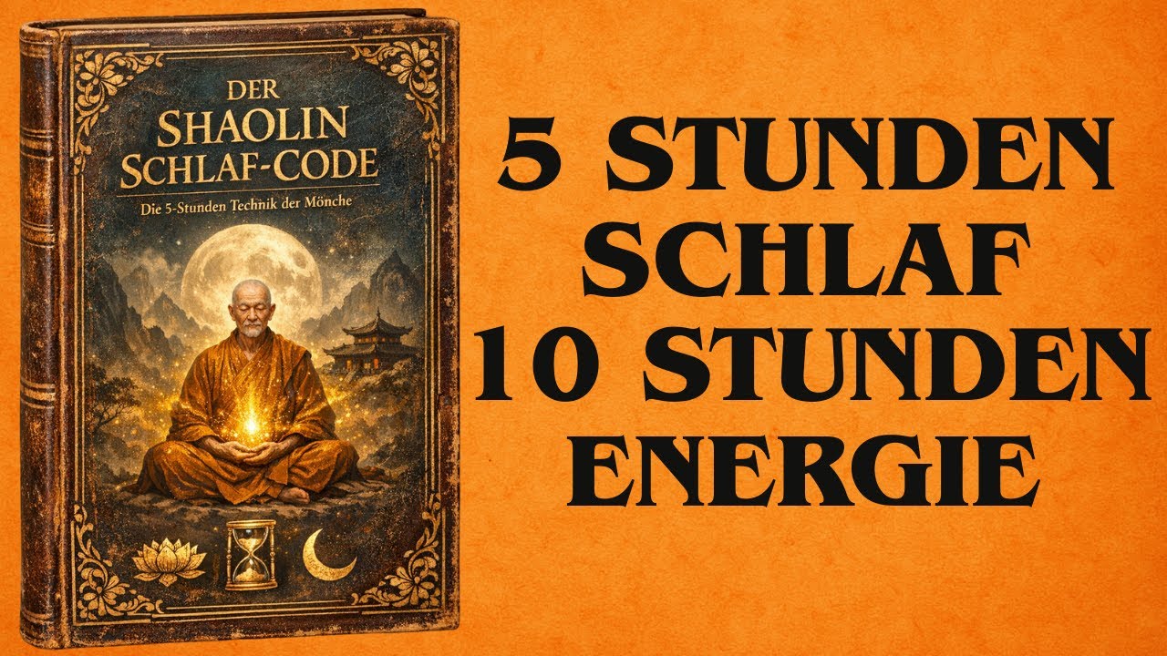 Letzte Shaolin Geheimnis: 5 Stunden Schlaf Technik die mehr Energie als 10 Stunden schenkt (Hörbuch)