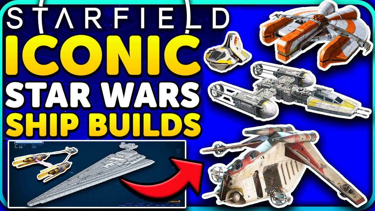 Starfield Star Wars Ship Builds are INSANE!