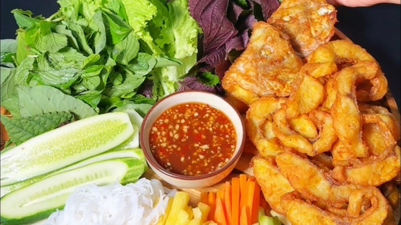 Cá điêu hồng chiên giòn