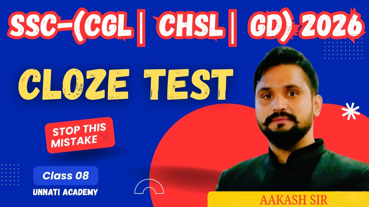 Cloze Test: Fill the Blanks & Crack ___ in Minutes ! | Best SSC Coaching in indore #ssc #ssccgl