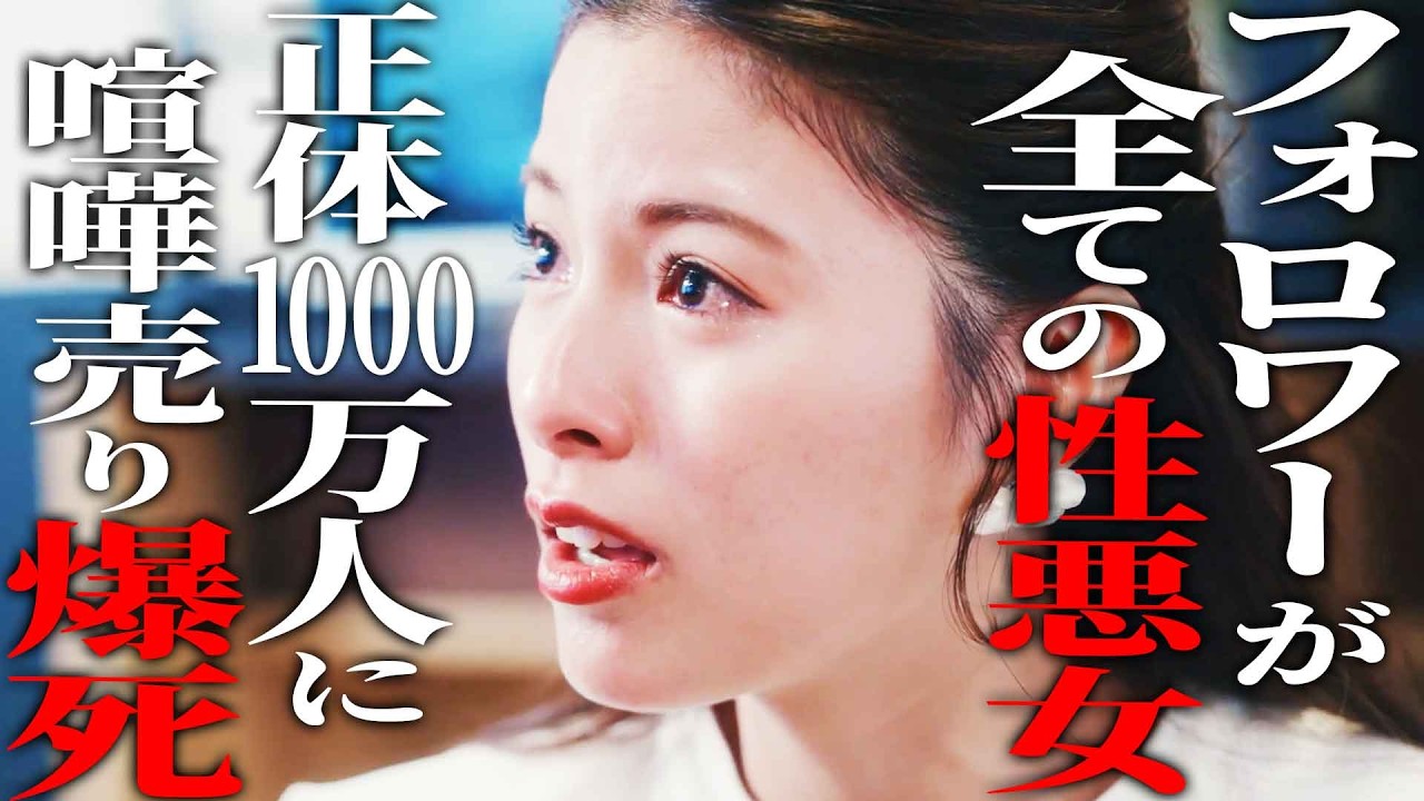 フォロワー数で人生を語る女、無様に散る【ドラマ紹介】