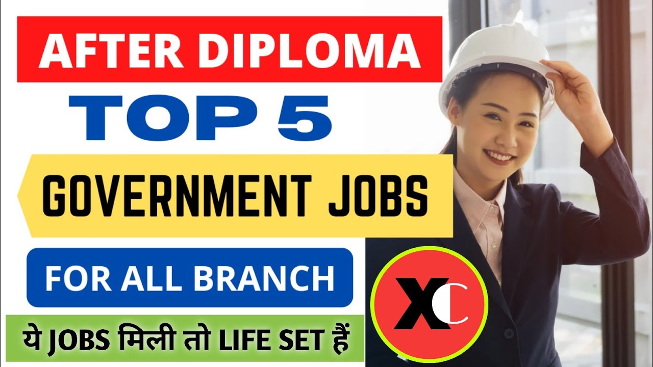 Top 5 Government Jobs After Diploma Engineering || Best Jobs After Polytechnic || Top 5 Govt Job