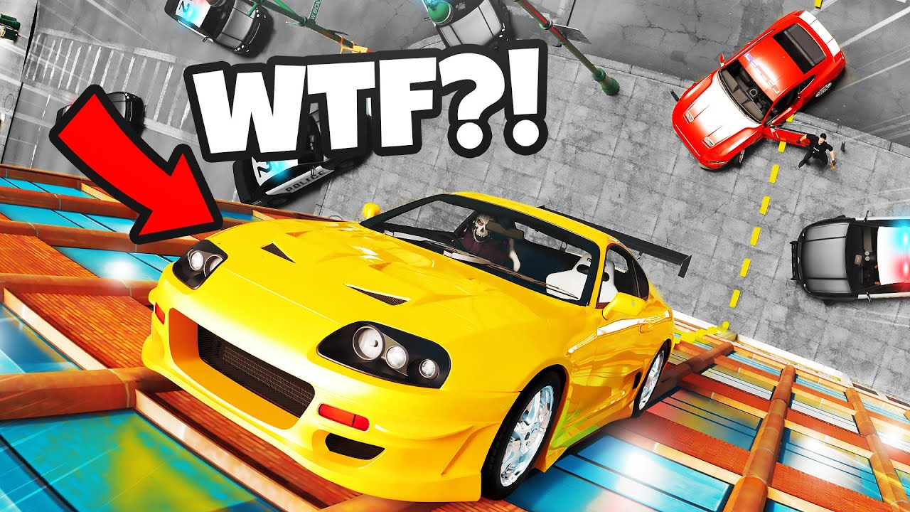 Magic Climbing Cars In GTA5 RP