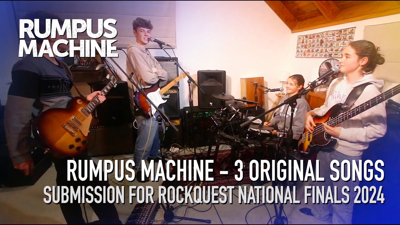Rumpus Machine - Smokefree Rockquest 2024 Final Submission - (The Energy, Take Us Away & Escape)
