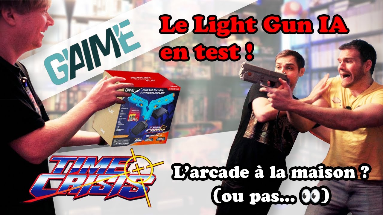 🎯 GAIME – Le Light Gun à la sauce IA : L’Arcade à la maison… vraiment ? (CRT vs Écran Moderne)
