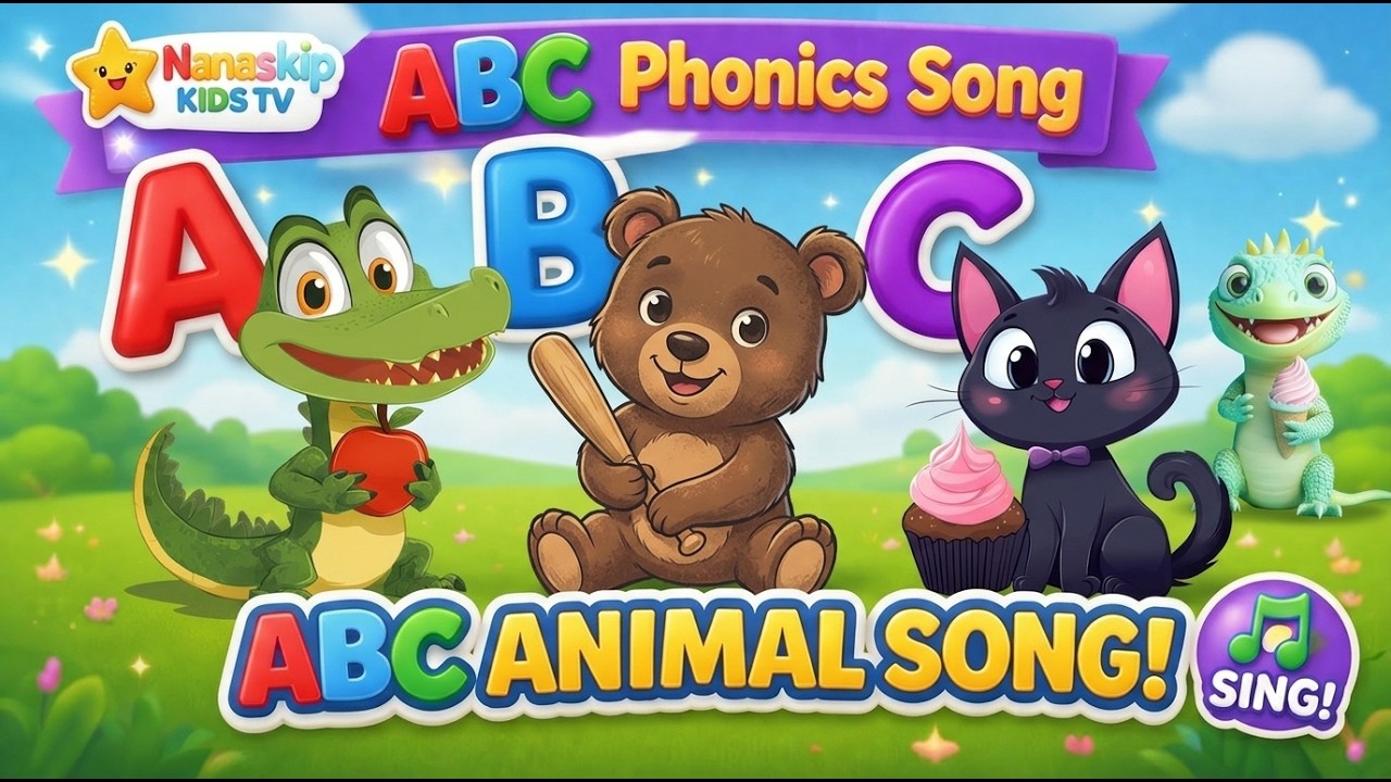 Phonics ABC Song | Learn the Alphabet with Animals A–Z