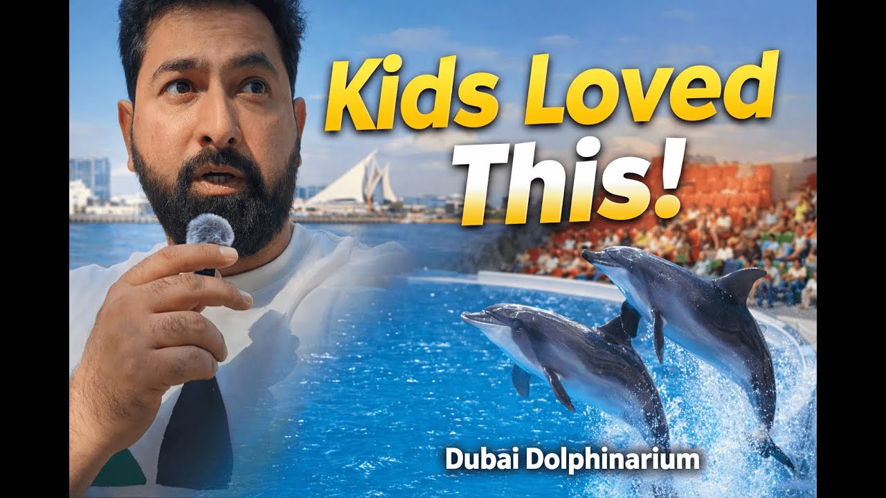 Kids Loved This! 🐬 Dubai Dolphinarium + Park | Perfect Family Day in Dubai  #dubaidolphinarium,