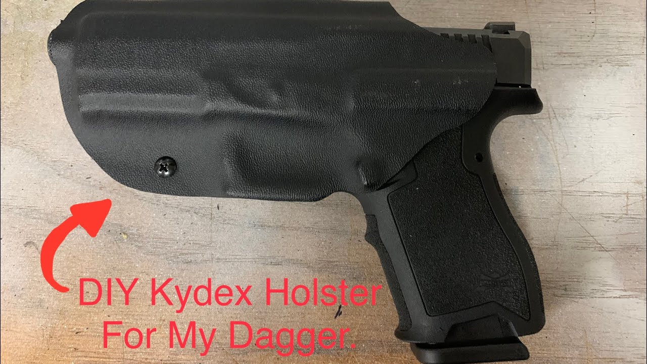 Making A Kydex Holster For My PSA Dagger 9, Taco Style Fold Over IWB (Selling Them As Well)