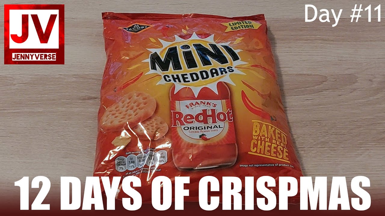 12 DAYS OF CRISPMAS 2025 Day #11: Mini Cheddars with Frank's RedHot Sauce