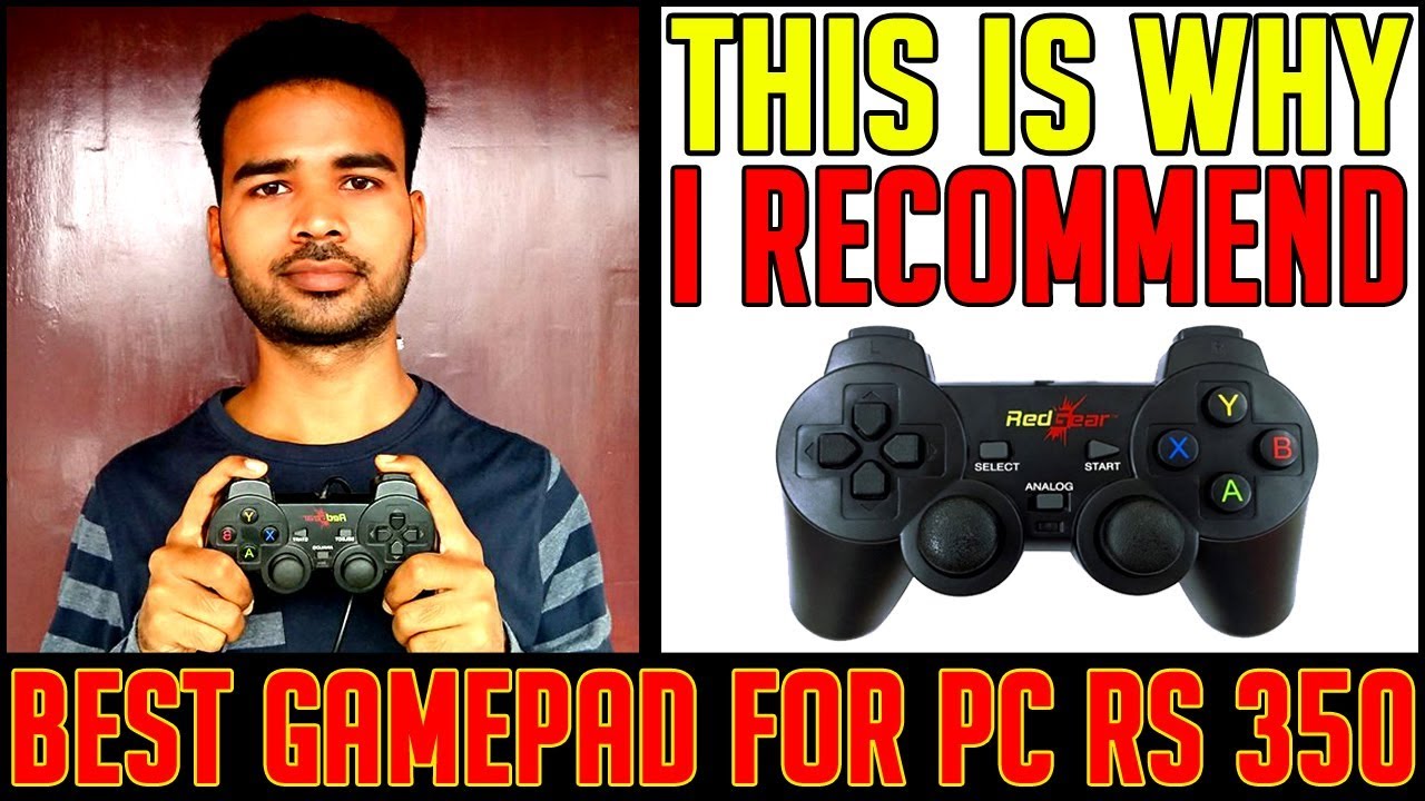 Best PC Game Controller | Redgear Smartline Gamepad | Support X-Input & D-Input with Vibration