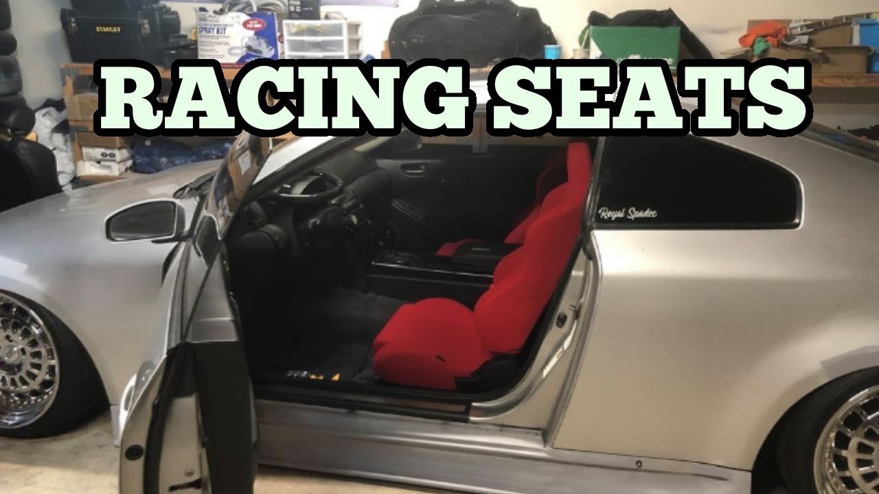 G35 gets NRG racing seats