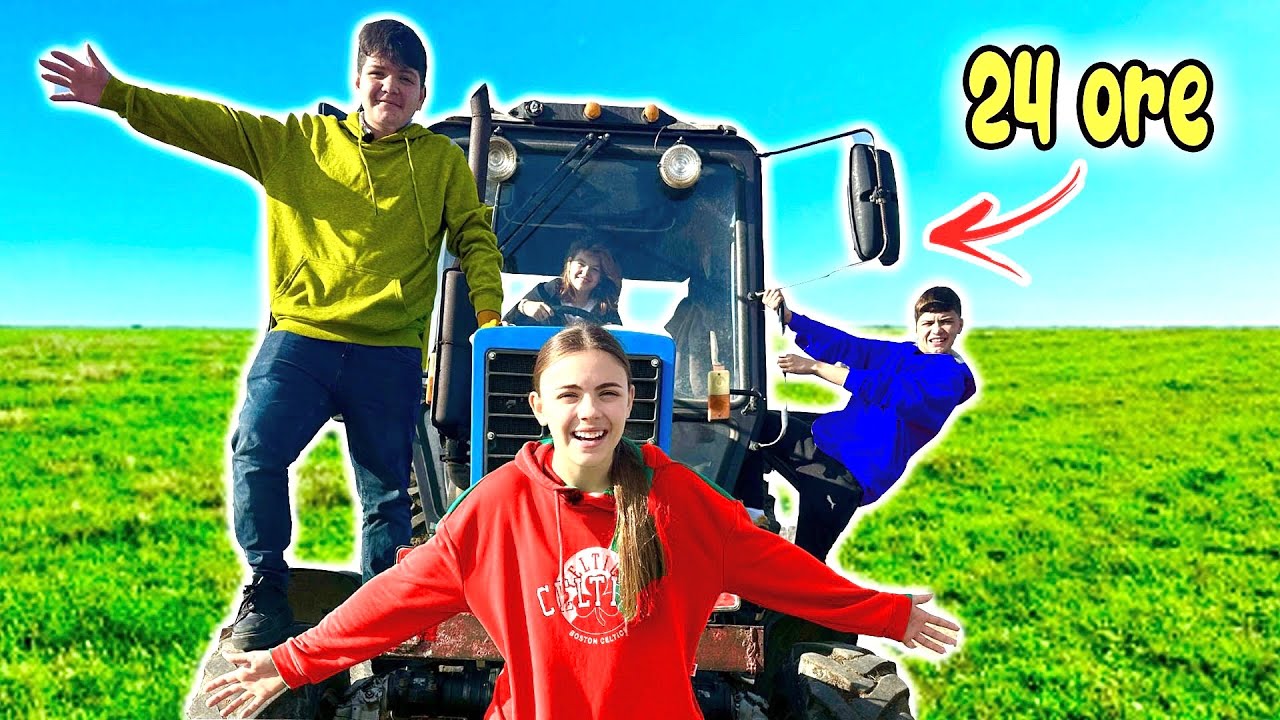 ⏰24 DE ORE ÎN TRACTOR🚜BĂIEȚII vs FETE