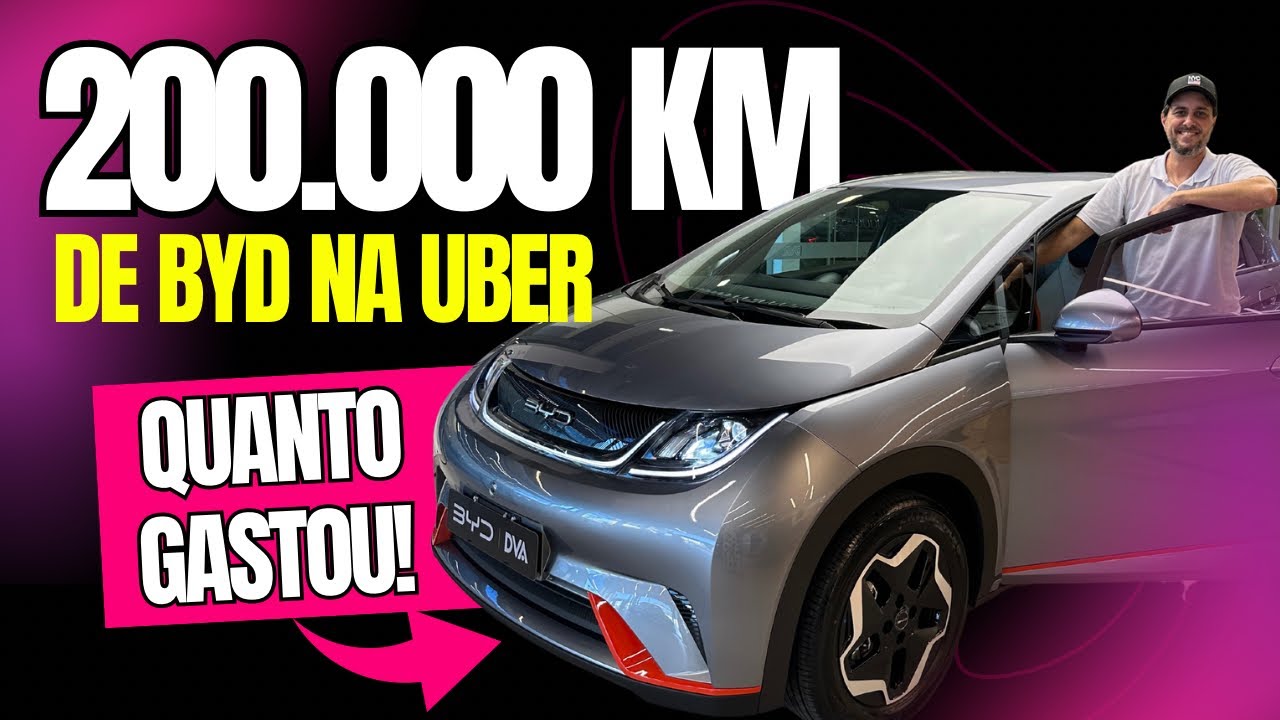 🔌BYD DOLPHIN: QUANTO CUSTA TRABALHAR COM ELE NA UBER? ⚡️