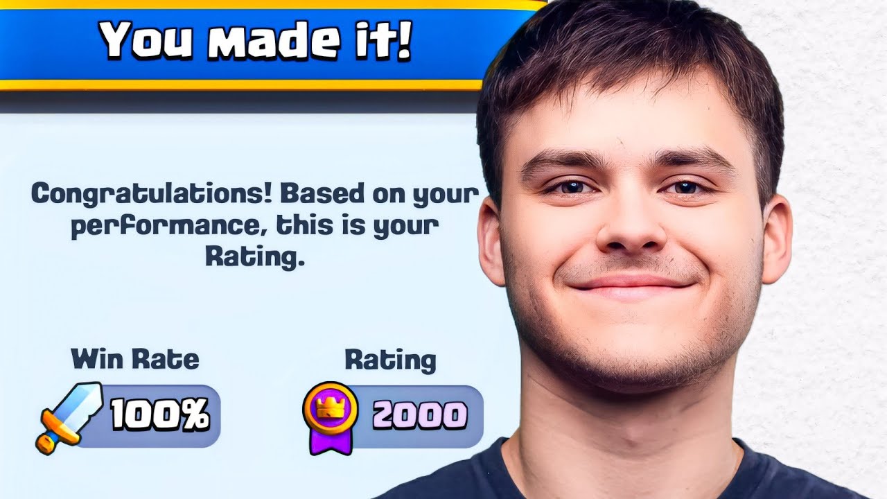 I Achieved a PERFECT 100% Win Rate in Clash Royale