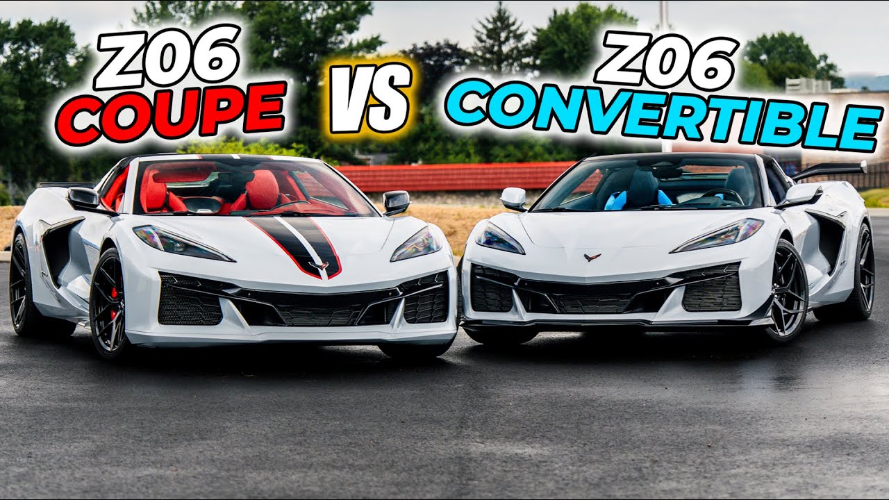 C8 Z06 Sound Test: Coupe vs Convertible POV Drive (SHOCKING!!)