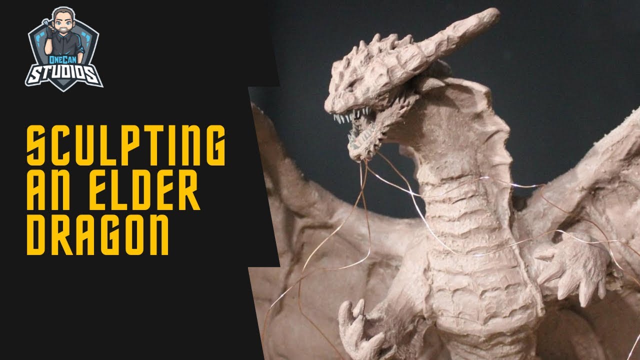 Sculpting an Elder Dragon | Namielle | Monster Clay