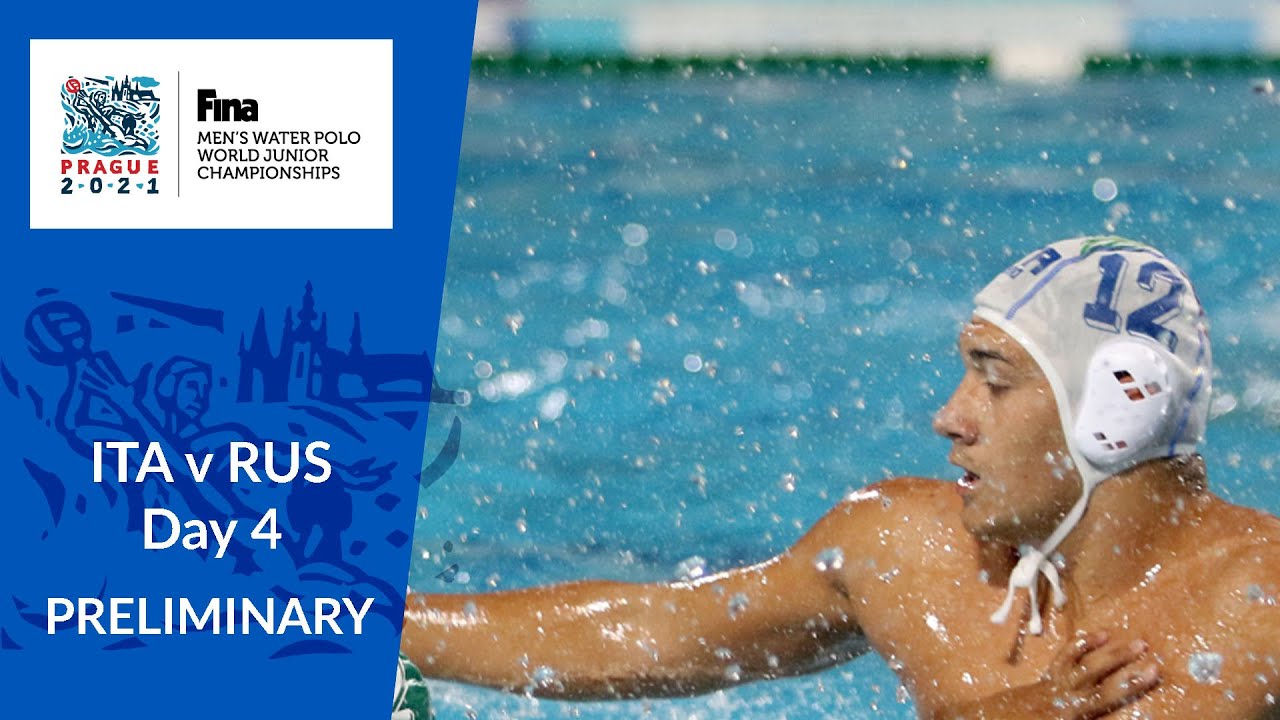 Re-LIVE | ITA v RUS- Day 4 - FINA World Men's Junior Water Polo Championships  2021
