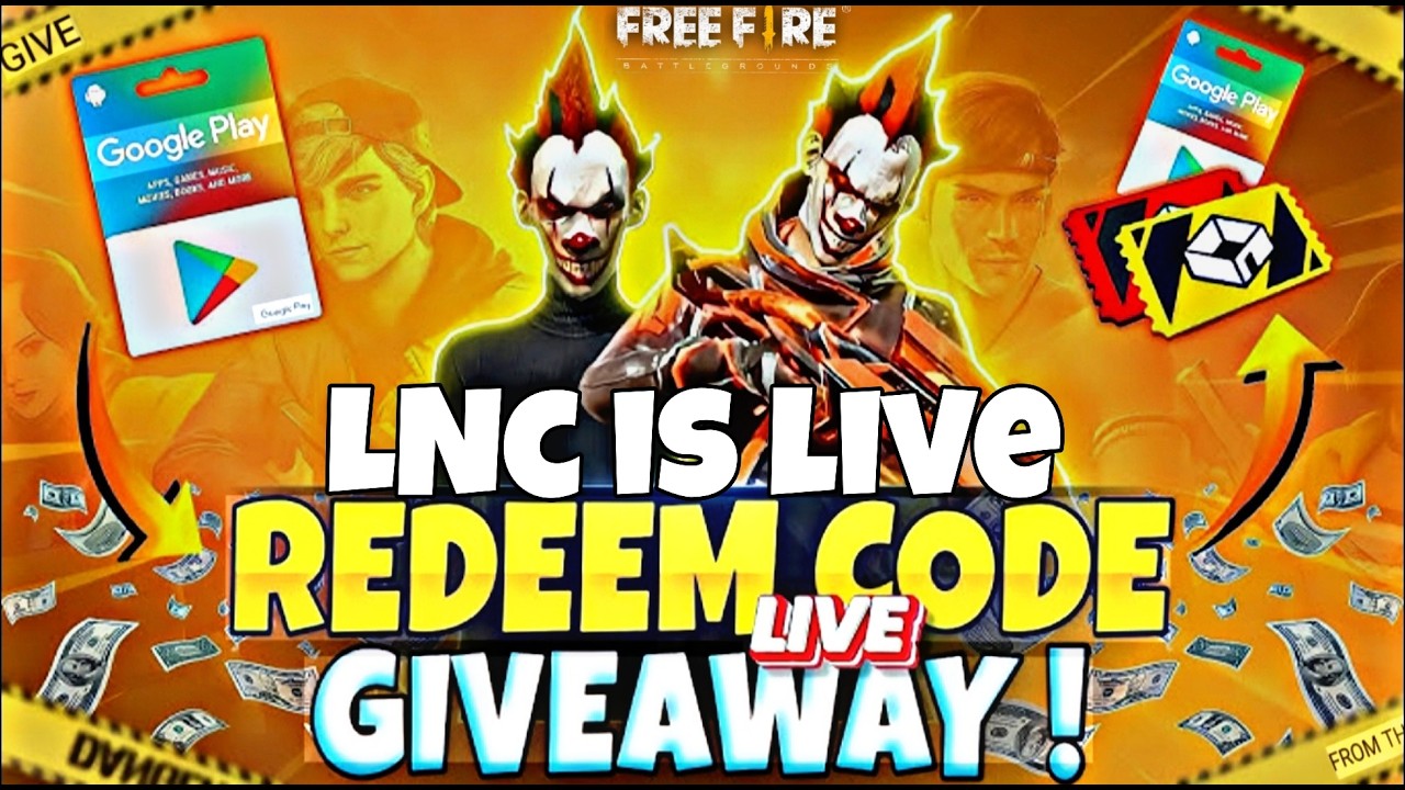🔴LIVE BR CUSTOM REDEEM CODE GIVEWAY // LNC IS LIVE .....JOIN CUSTOM  ALL PLAYER //#fireefire