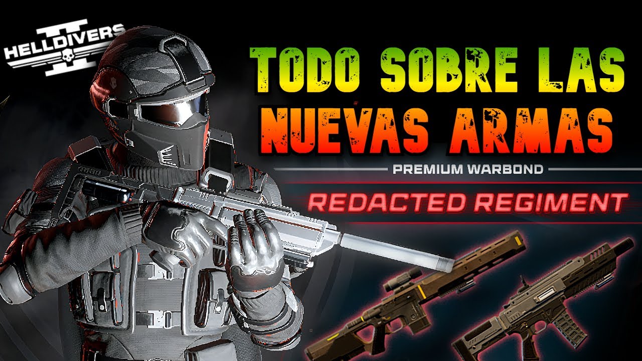 Combatimos TODAS las FACCIONES: ARMAS de REDACTED REGIMENT | HELLDIVERS 2 | Gameplay en Español