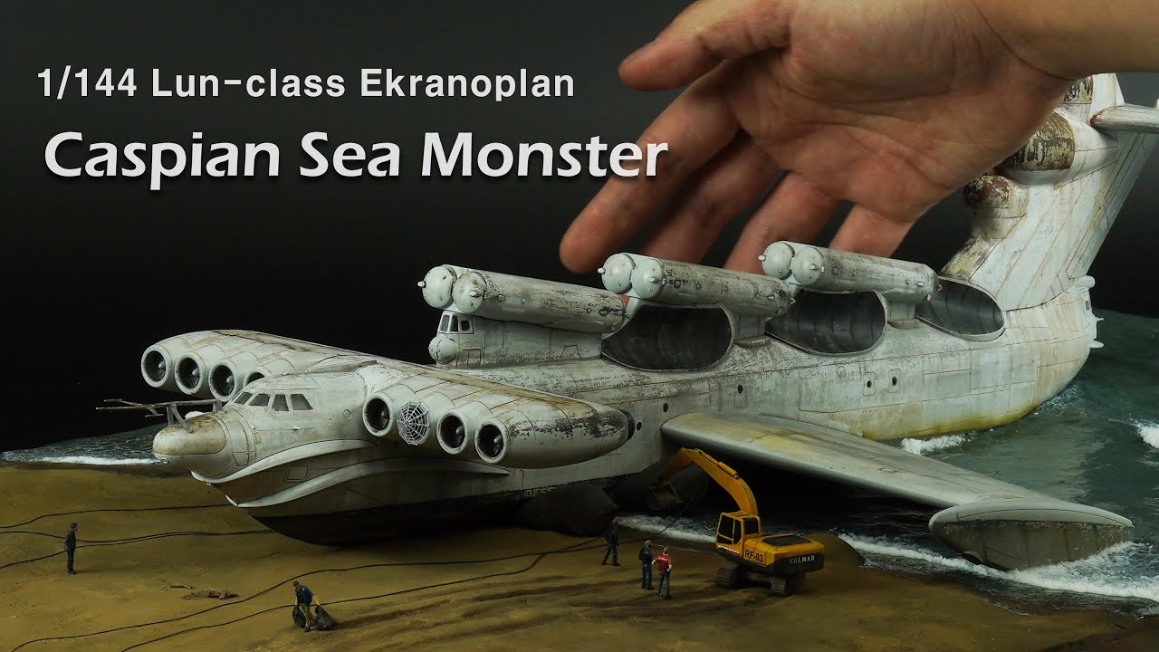 Making Caspian Sea Monster  - 1/144 Takom lun-class Ekranoplan