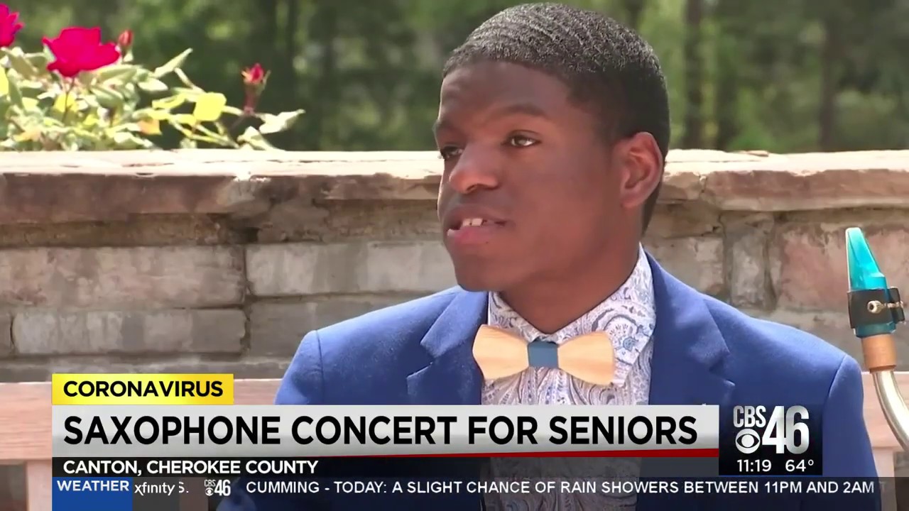Avery Dixon Young Saxophonist Warms the Hearts  CBS46