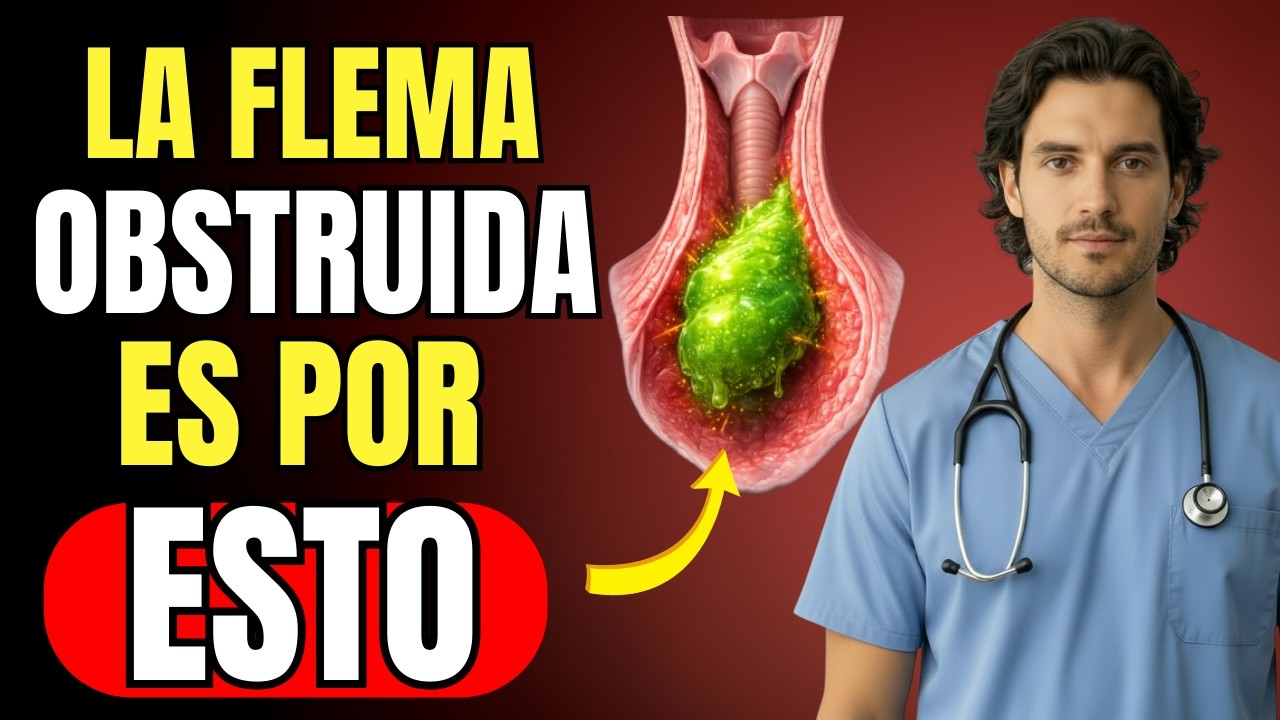 ¿Flema Pegada que NO sale? No es Moco, (Causa Oculta) | Salud Para Personas Mayores