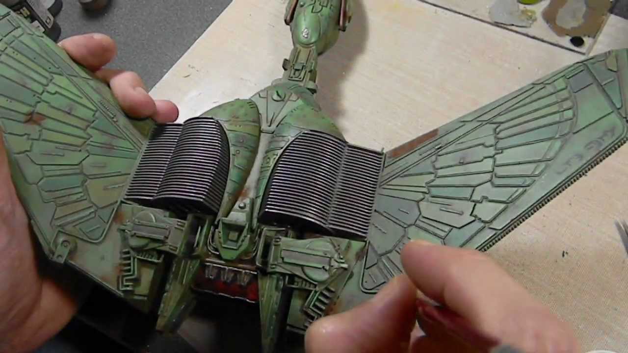 AMT Round 2 Klingon Bird of Prey Build Part 6