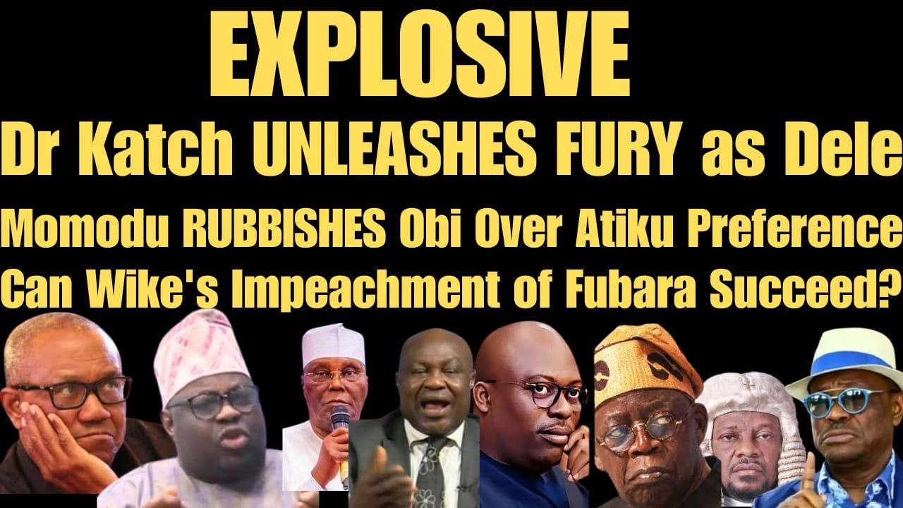 Dr Katch ROASTS Dele Momodu Over Statement on Atiku's Preference, Rubbishing Peter Obi.