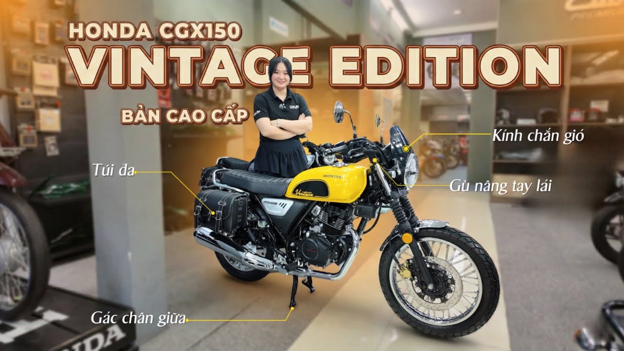 Honda CGX 150 Vintage 2026 Bản Cao Cấp, Kèm Phụ Kiện Độc Quyền, Cub Shop Giao Xe Toàn Quốc