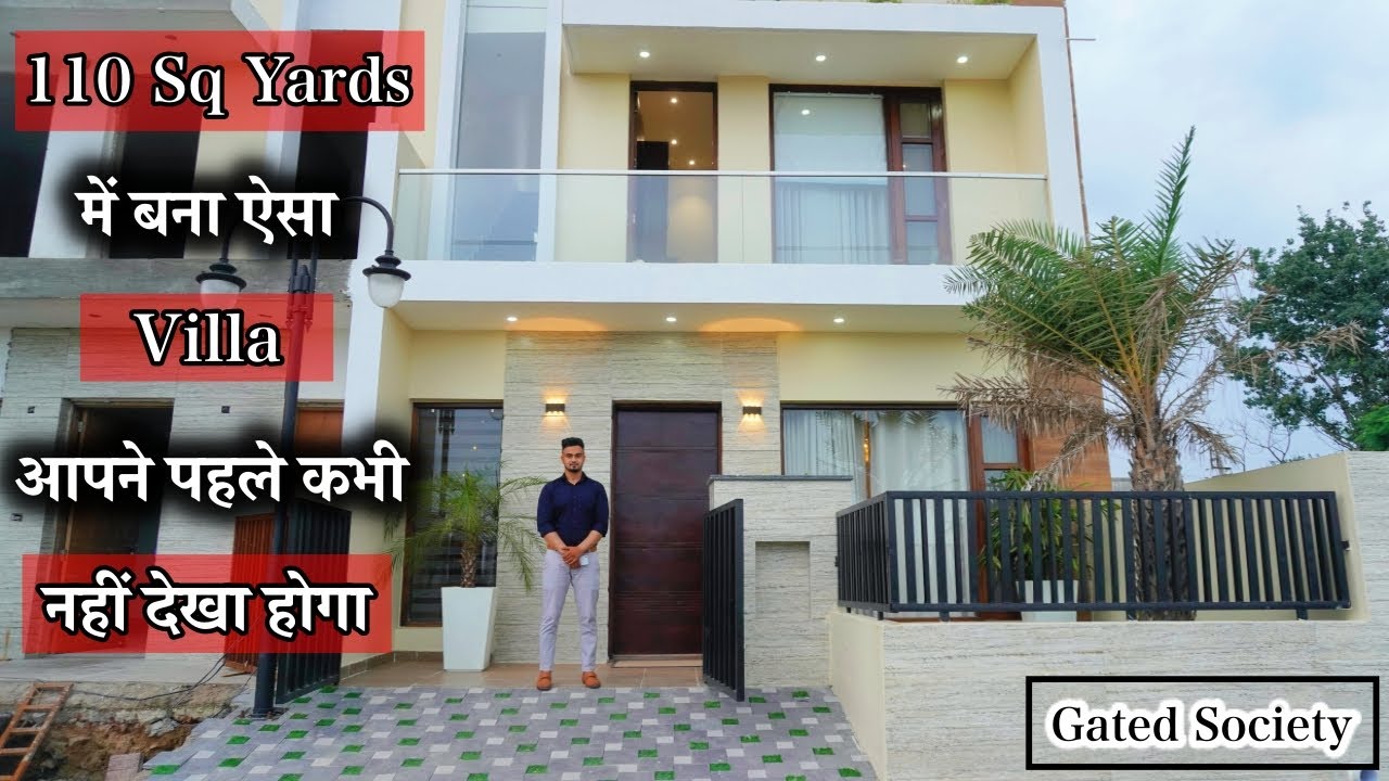 110 Sq Yards 3 Bedroom Brand New Duplex Villa With Luxury Interior Design Ready To Shift In Mohali