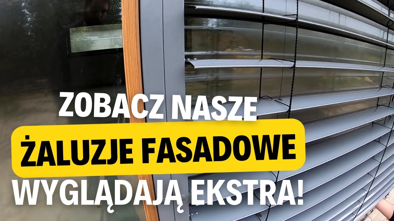 65. Montaż żaluzji fasadowych C-80 Anwis Solidbox w naszym domu przez firmę WINLUX ze Szczecina