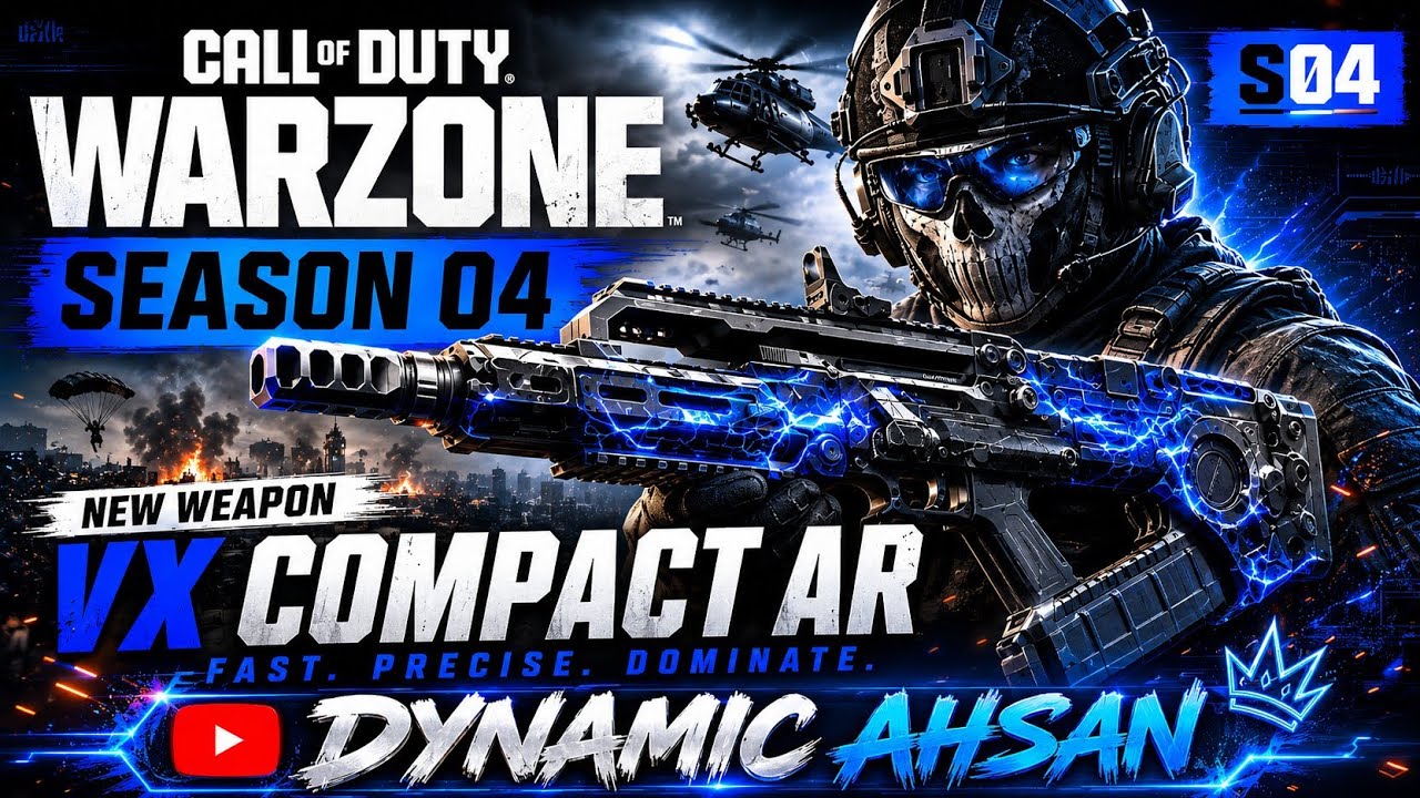 Trying the new VX COMPACT AR in Call of Duty Warzone Season 04! | PS5 Gameplay | Dynamic Ahsan