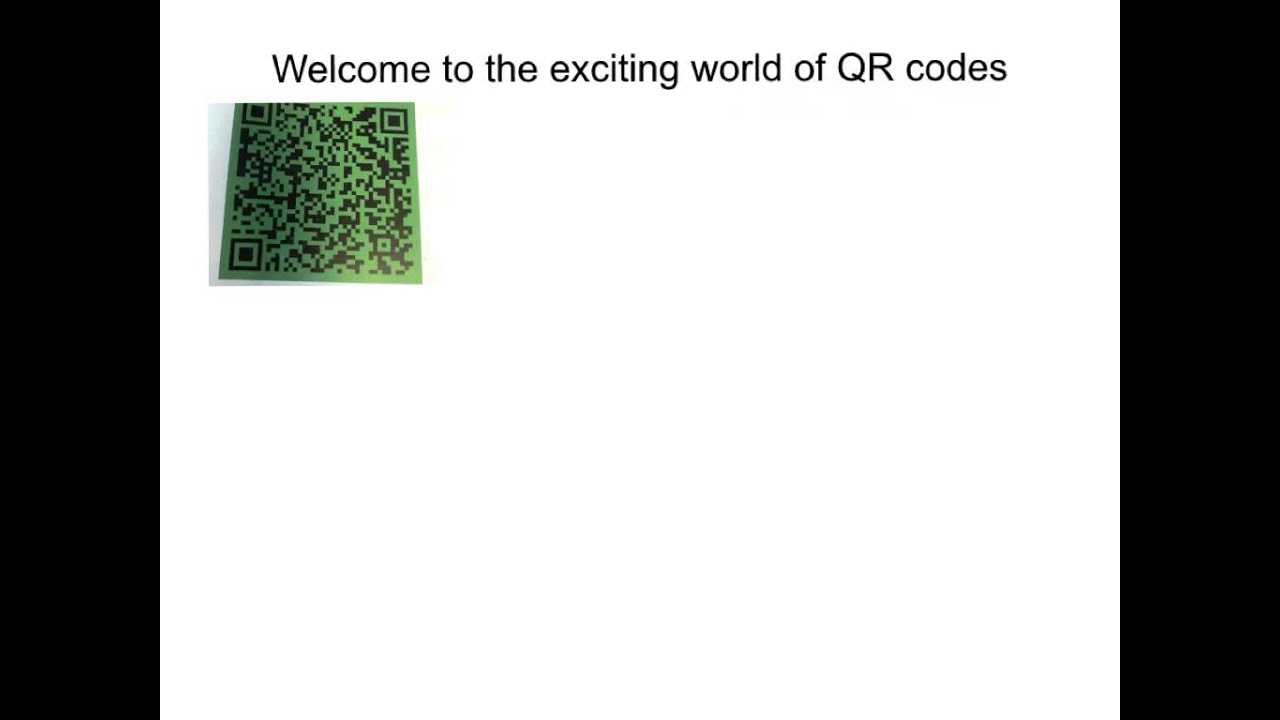Qr code intro