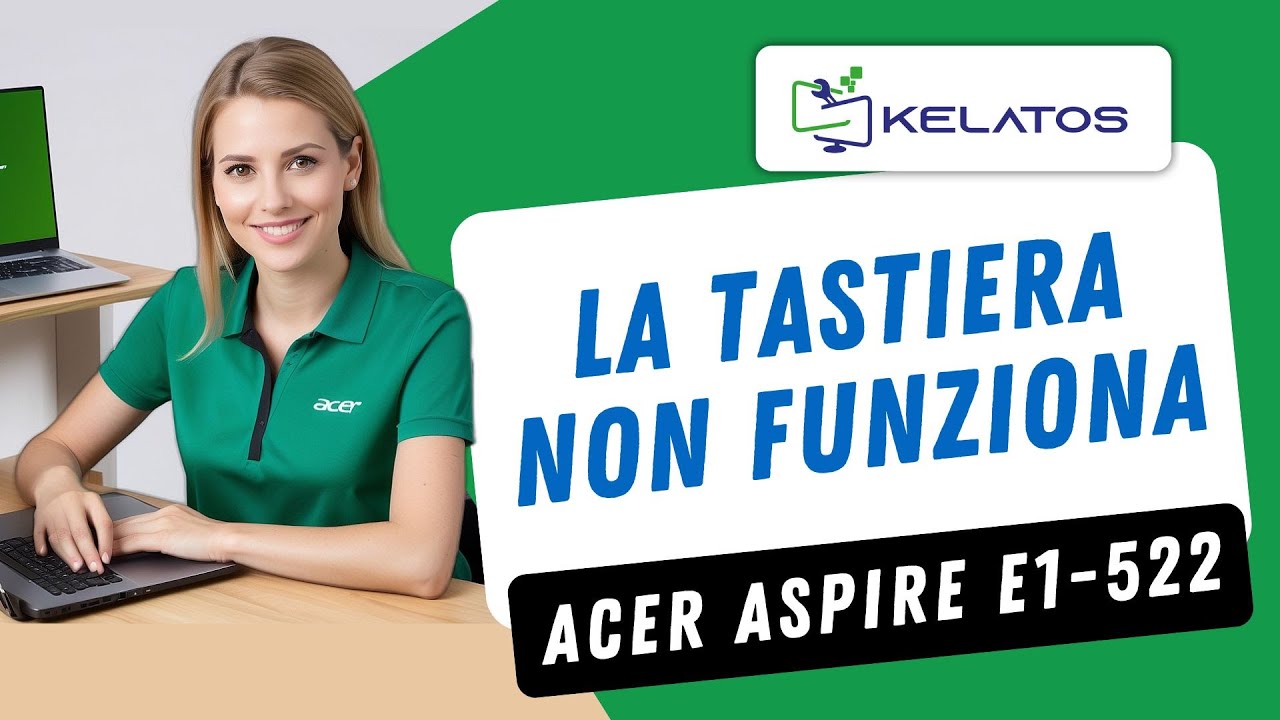 Come riparare un Acer Aspire E1-522 con tastiera non funzionante? Cambio tastiera